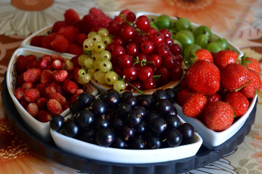 frutas y bayas para aumentar la potencia